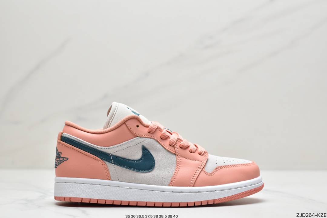 耐克Nike Wmns Air Jordan 1 Low”White Wolf Grey”AJ1乔丹一代低帮运动篮球鞋＂DC0774-105