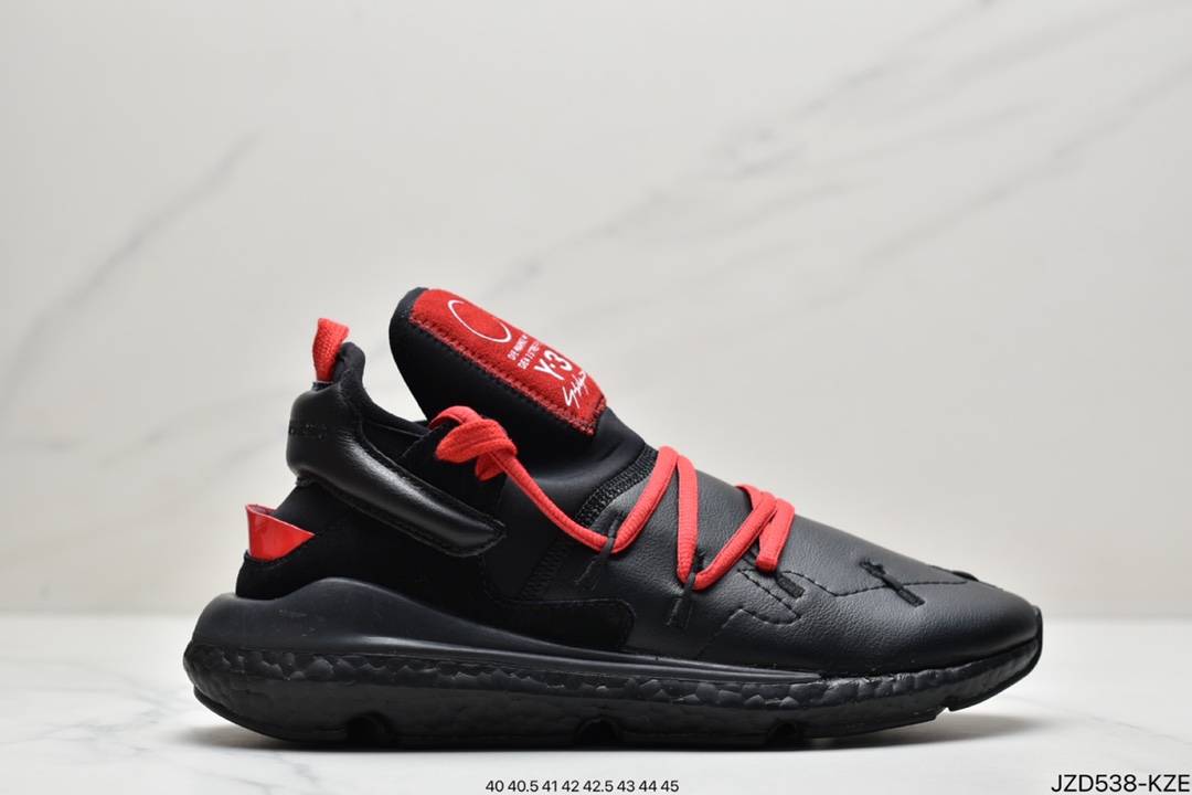 山本耀司 Y-3 QASA Adidas High Yohji Yamamoto 黑武士运动鞋 跑步鞋