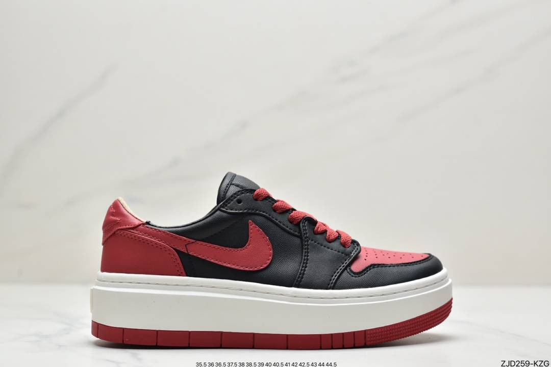 乔丹 Air Jordan 1 LV8D Elevated “Bred”Air Jordan 1 LV8D Elevated 厚底板鞋 货号：DH7004