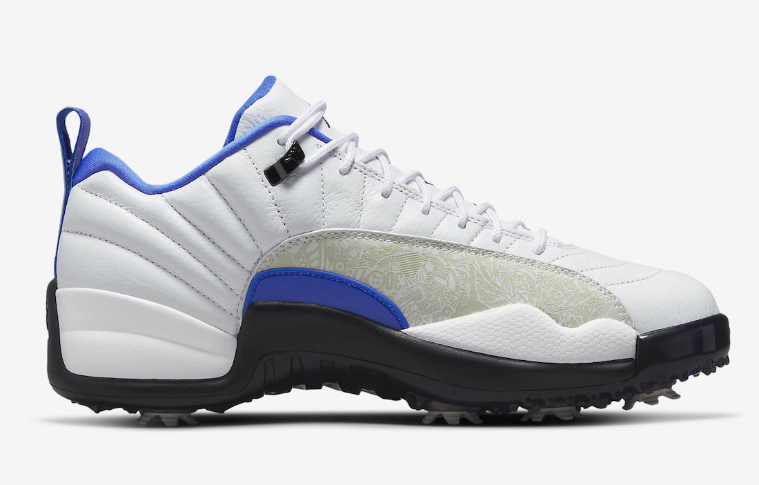 Air Jordan 12 Low Golf Laser White Game Royal DM9015-105 Release Date