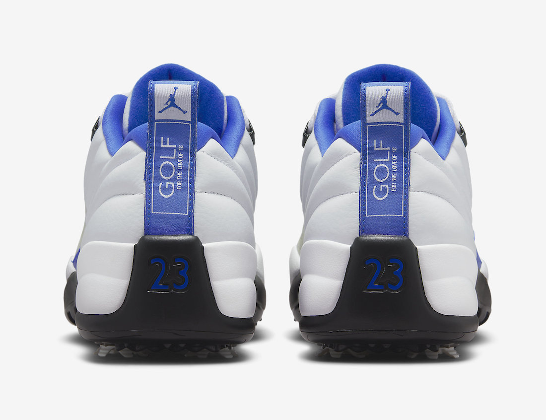 Air Jordan 12 Low Golf Laser White Game Royal DM9015-105 Release Date