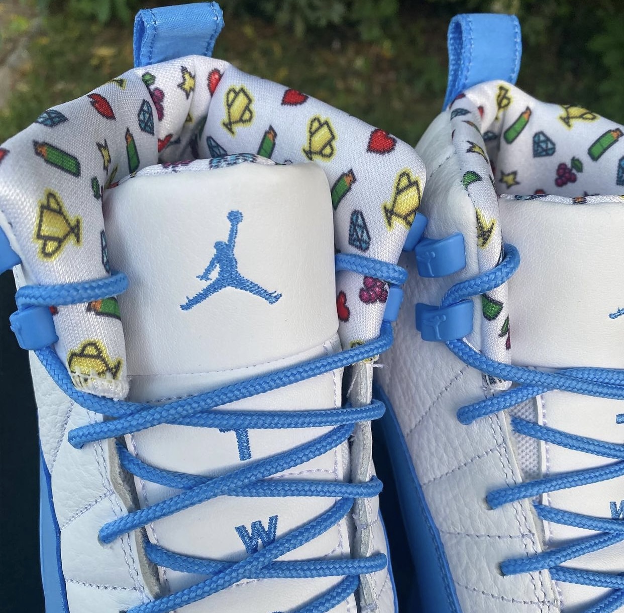 Air Jordan 12 White University Blue Lemon Venom Kids DQ4365-114 Release Date