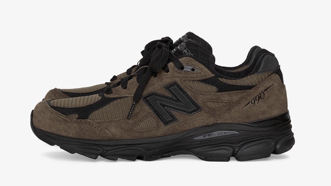 JJJJound New Balance 990v3 Brown Black Release Date