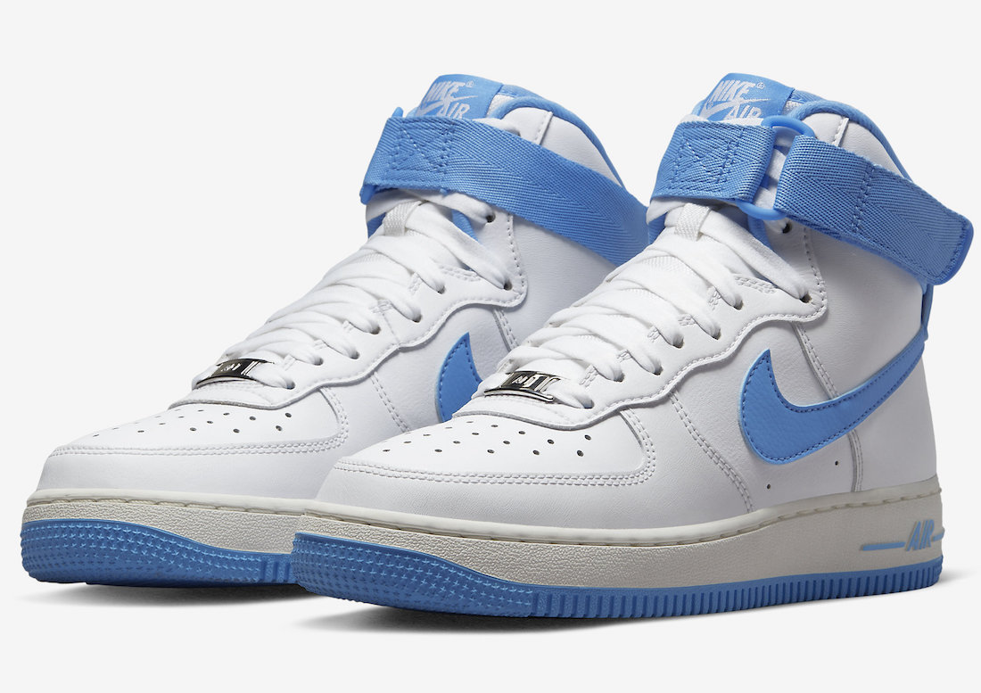 Nike Air Force 1 High White University Blue DX3805-100 Release Date