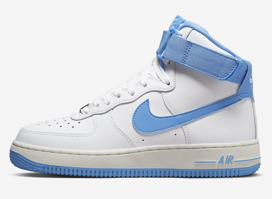 Nike Air Force 1 High White University Blue DX3805-100 Release Date