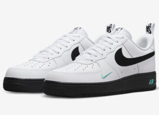 这款耐克空军1号Nike Air Force 1 Low采用了蒂芙尼的风格