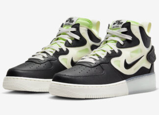 初见Nike Air Force 1 Mid React “Black Neon”