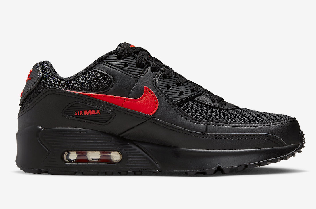 Nike Air Max 90 Black Red DX9272-001 Release Date