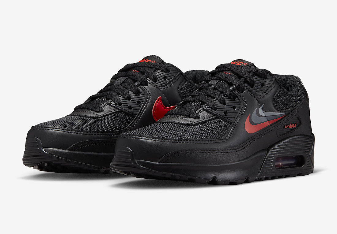 Nike Air Max 90 Black Red DX9272-001 Release Date