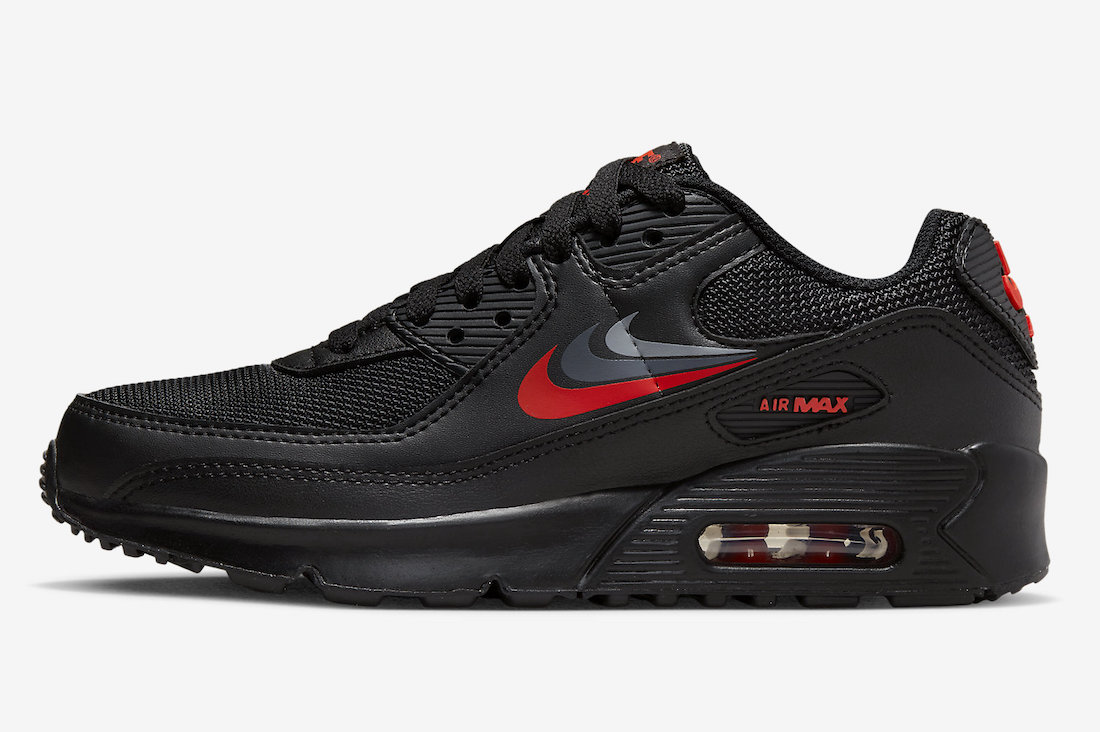 Nike Air Max 90 Black Red DX9272-001 Release Date