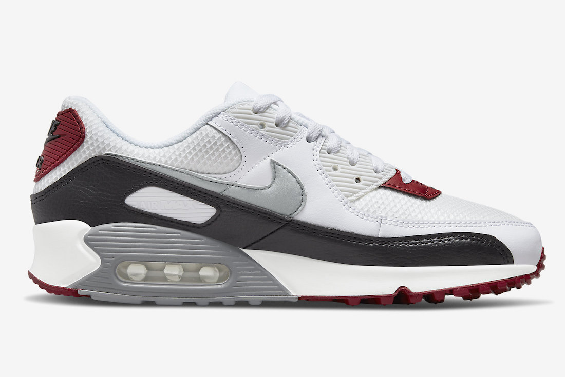 Nike Air Max 90 Photon Dust Particle Grey Varsity Red DO8902-001 Release Date