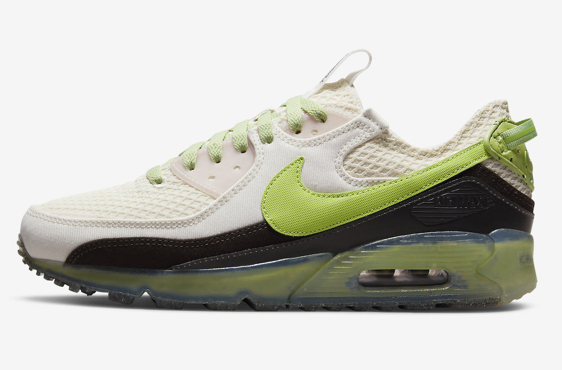 Nike Air Max 90 Terrascape Phantom Vivid Green Olive Aura DM0033-001 Release Date