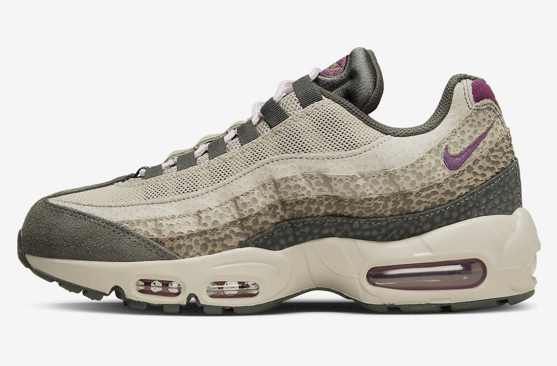 Nike Air Max 95 Safari Anthracite Viotech Ironstone Moonfossil DX2955-001 Release Date