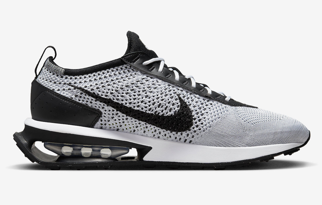 Nike Air Max Flyknit Racer White Black DJ6106-002 Release Date