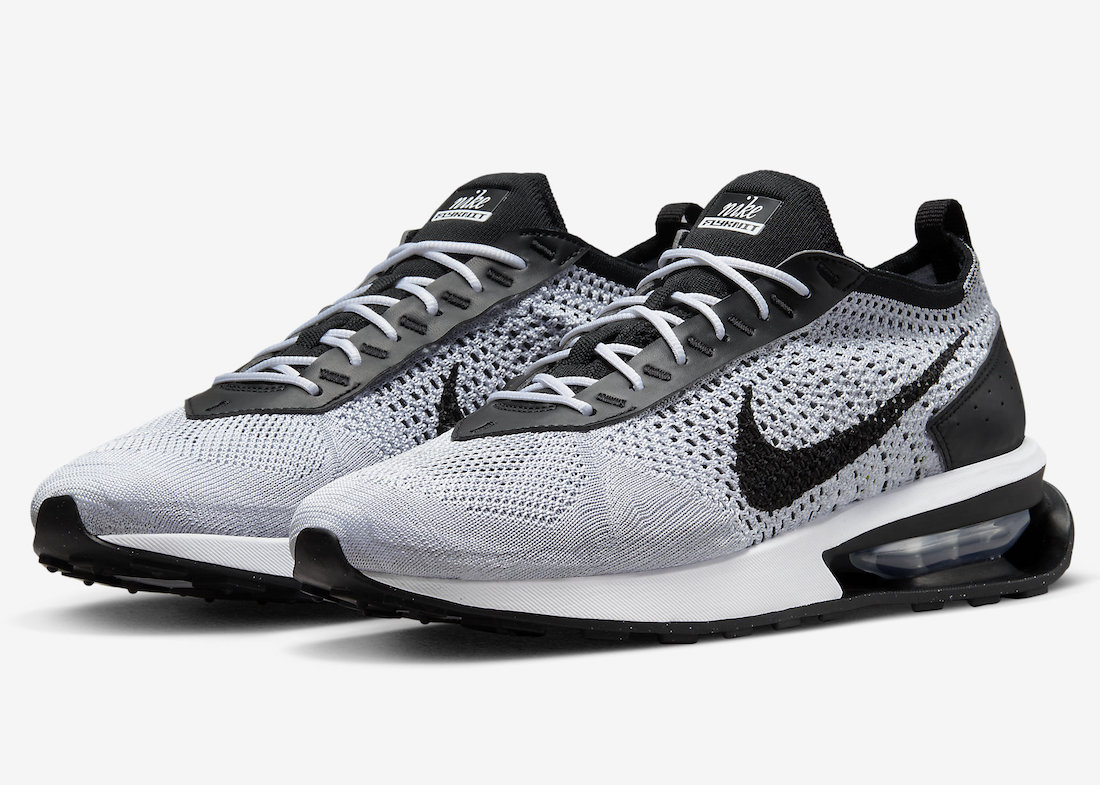 Nike Air Max Flyknit Racer White Black DJ6106-002 Release Date