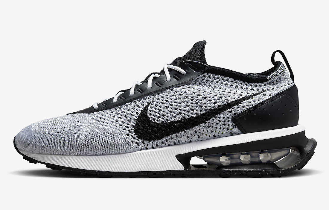 Nike Air Max Flyknit Racer White Black DJ6106-002 Release Date