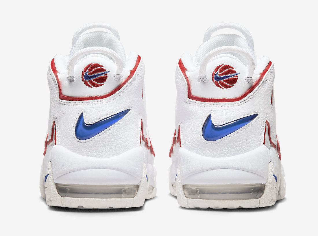 Nike Air More Uptempo White Red Blue DX2662-100 Release Date