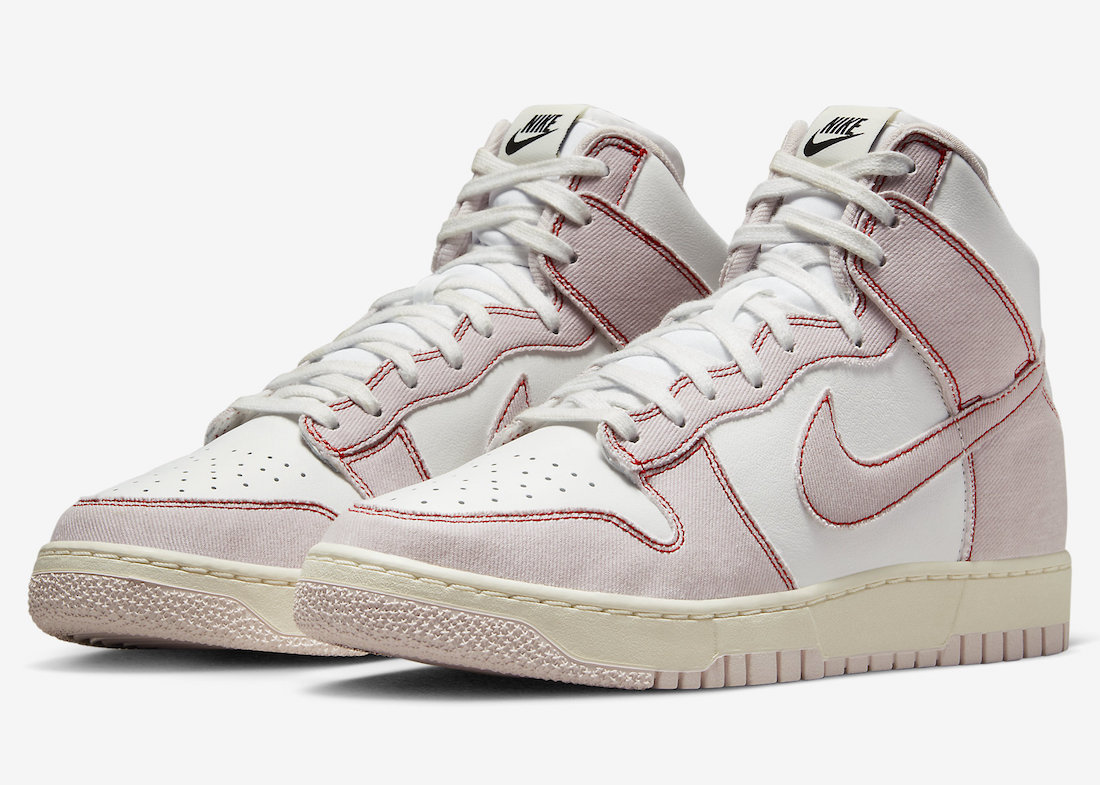 Nike Dunk High 1985 Pink Denim DQ8799-100 Release Date