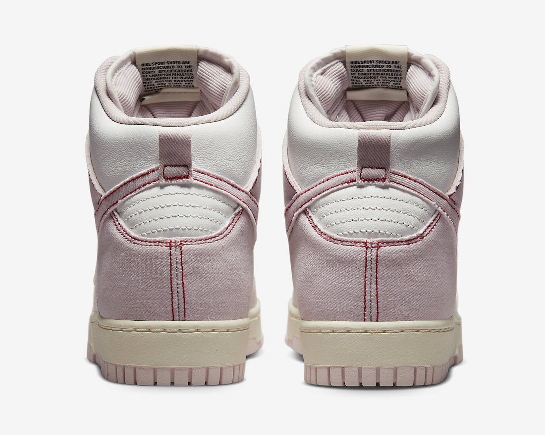 Nike Dunk High 1985 Pink Denim DQ8799-100 Release Date