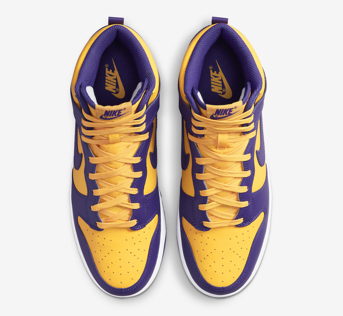 Nike Dunk High Lakers Court Purple DD1399-500 Release Date