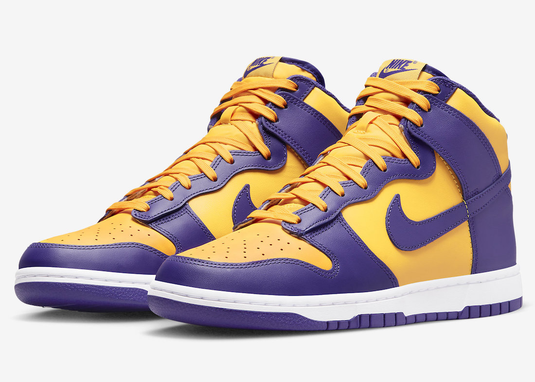 Nike Dunk High Lakers Court Purple DD1399-500 Release Date