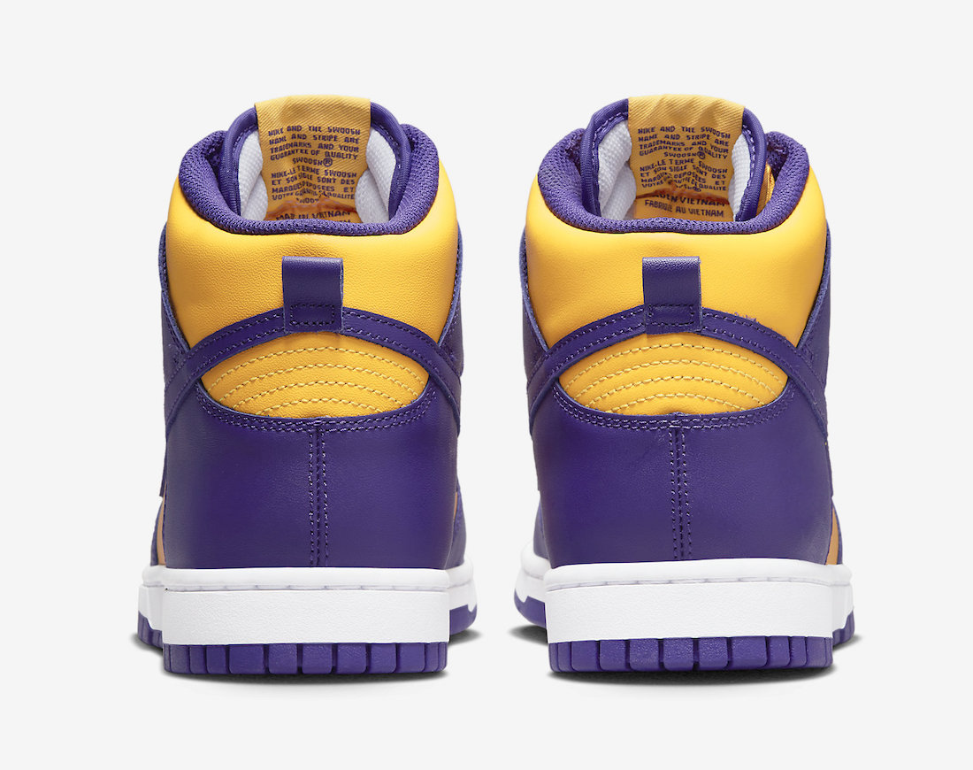 Nike Dunk High Lakers Court Purple DD1399-500 Release Date