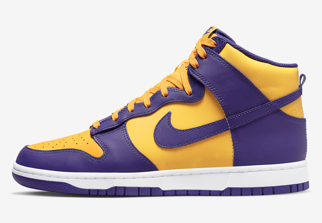 Nike Dunk High Lakers Court Purple DD1399-500 Release Date