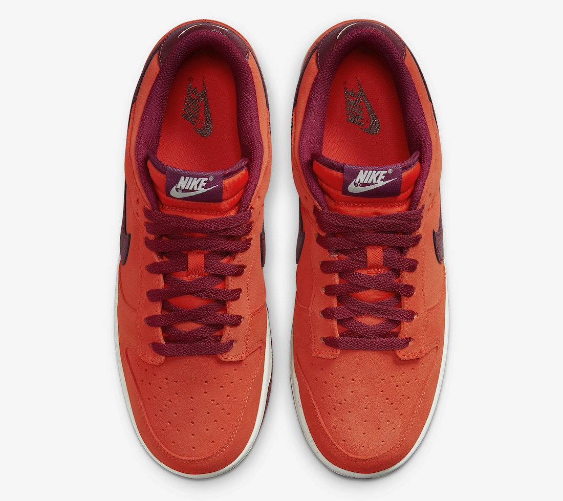 Nike Dunk Low Orange Suede DQ8801-800 Release Date