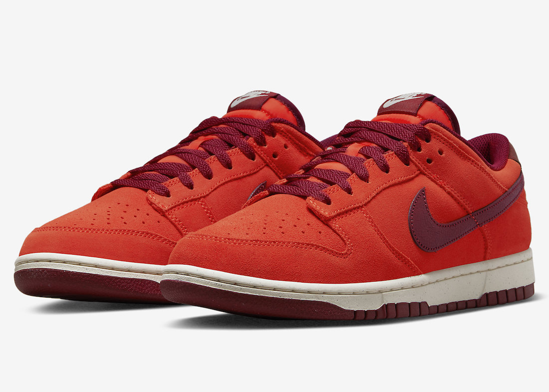 Nike Dunk Low Orange Suede DQ8801-800 Release Date