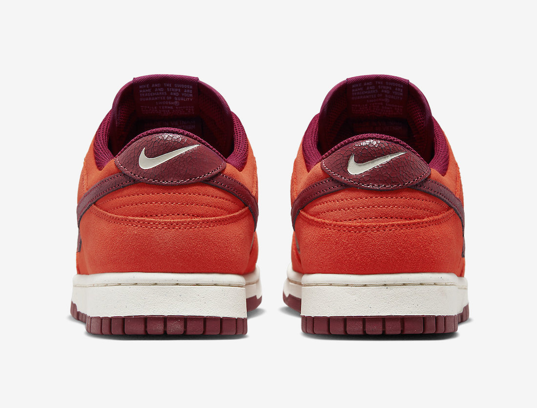 Nike Dunk Low Orange Suede DQ8801-800 Release Date