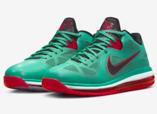 耐克LeBron 9 Low “Reverse Liverpool “的官方照片