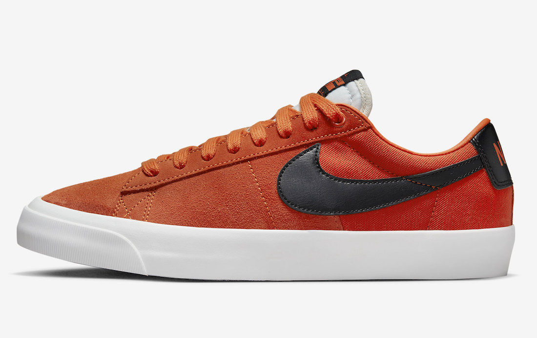 Nike SB Blazer Low GT Orange Black DR9103-800 Release Date