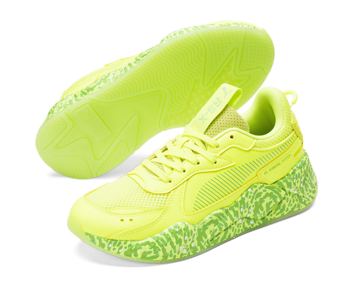 Rick and Morty PUMA RS-X Safety Yellow 386781-01 Release Date