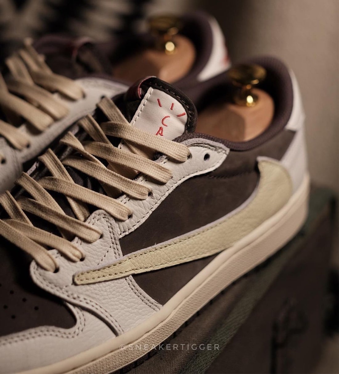 Travis Scott Air Jordan 1 Low OG Reverse Mocha Release Date On-Feet