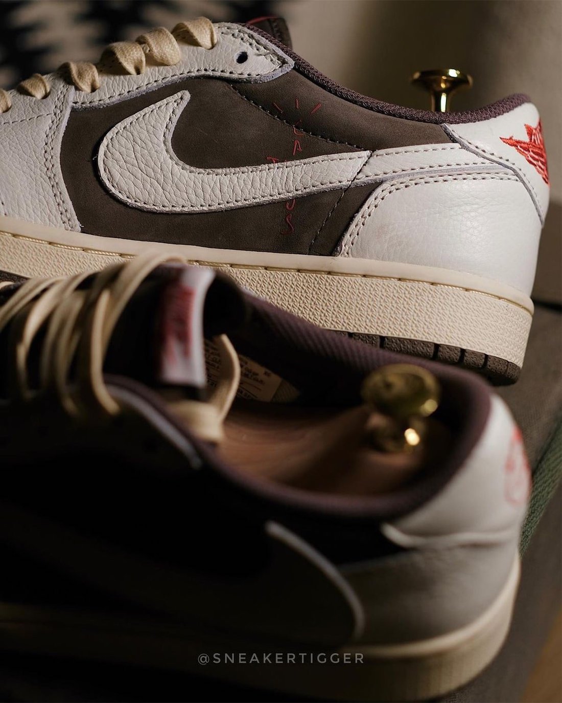 Travis Scott Air Jordan 1 Low OG Reverse Mocha Release Date On-Feet