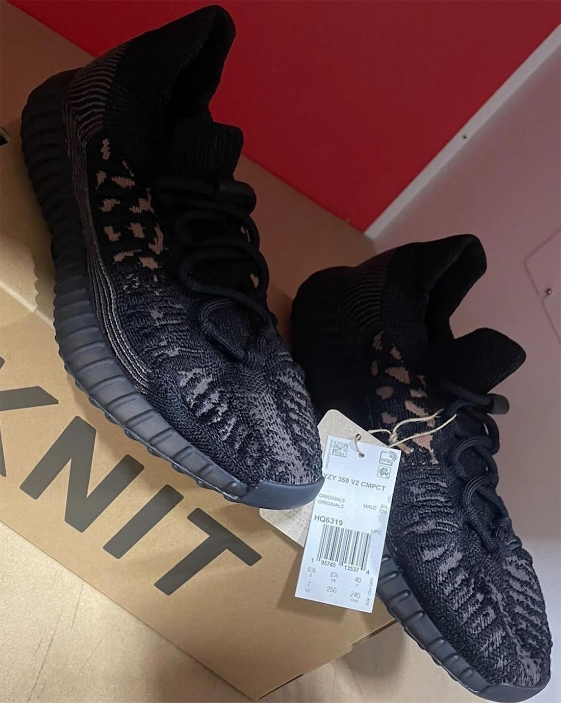 adidas Yeezy Boost 350 V2 CMPCT Slate Carbon HQ6319 Release Date