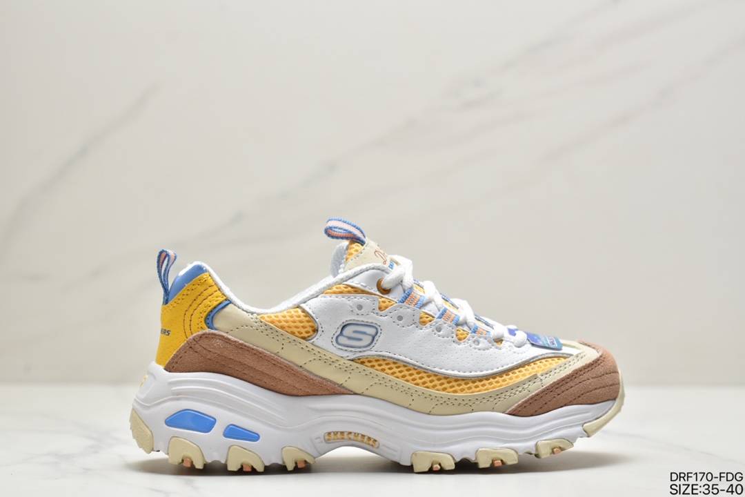 斯凯奇 SKECHERS DLites 1.0 复古低帮跑步鞋