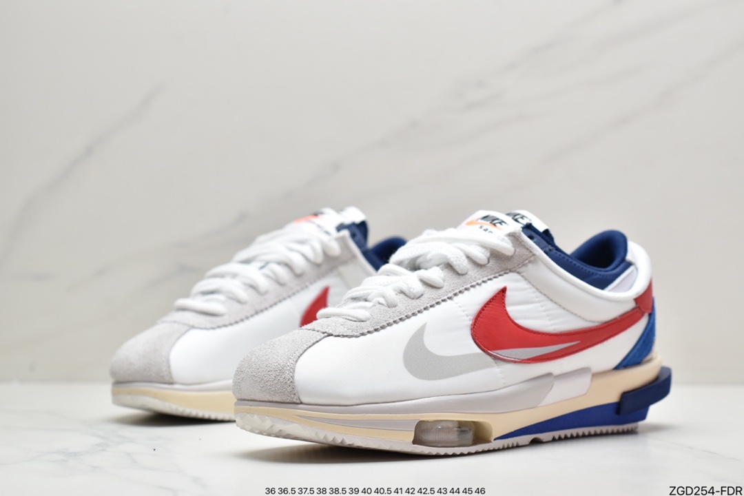 阿甘, 跑鞋, Zoom, Nike Air Zoom Cortez SP 4.0, Nike Air, NIKE, EVA, Air Zoom - 耐克Nike Air Zoom Cortez SP 4.0"OG Royal Fuchsia"4.0系列阿甘低帮解构慢跑鞋