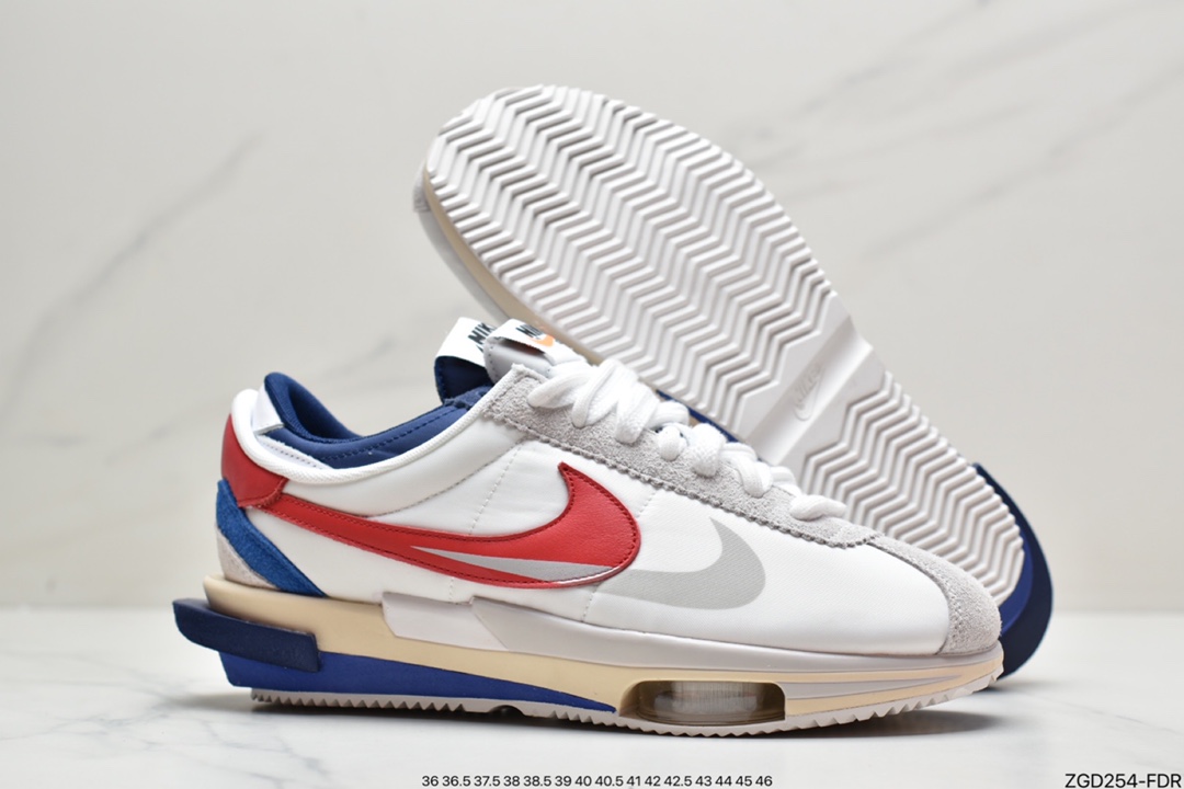 阿甘, 跑鞋, Zoom, Nike Air Zoom Cortez SP 4.0, Nike Air, NIKE, EVA, Air Zoom - 耐克Nike Air Zoom Cortez SP 4.0"OG Royal Fuchsia"4.0系列阿甘低帮解构慢跑鞋