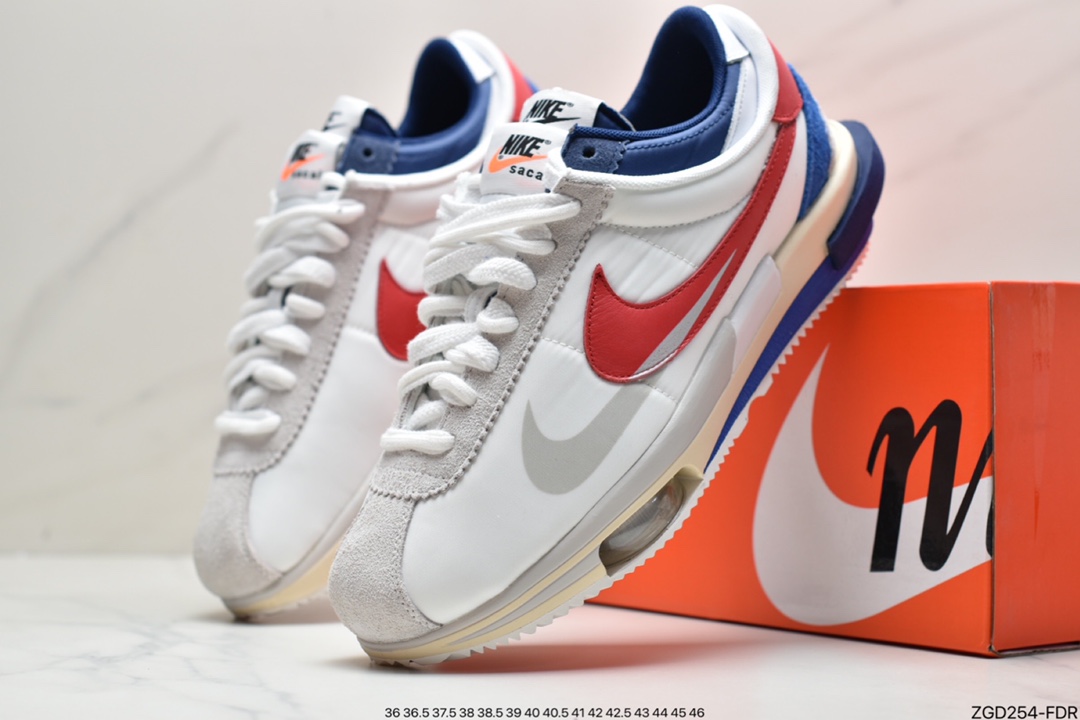 阿甘, 跑鞋, Zoom, Nike Air Zoom Cortez SP 4.0, Nike Air, NIKE, EVA, Air Zoom - 耐克Nike Air Zoom Cortez SP 4.0"OG Royal Fuchsia"4.0系列阿甘低帮解构慢跑鞋