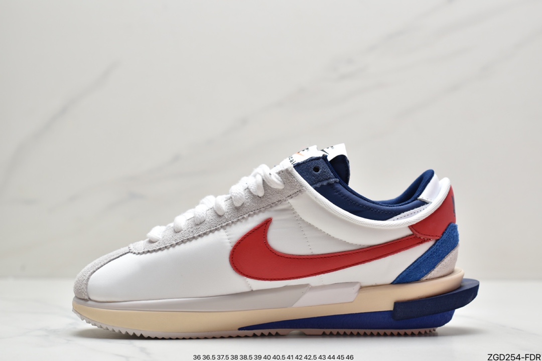 阿甘, 跑鞋, Zoom, Nike Air Zoom Cortez SP 4.0, Nike Air, NIKE, EVA, Air Zoom - 耐克Nike Air Zoom Cortez SP 4.0"OG Royal Fuchsia"4.0系列阿甘低帮解构慢跑鞋