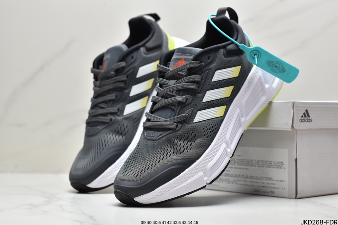 跑鞋, 慢跑鞋, Adidas - 阿迪达斯Adidas Questarstrpike Clmacool 三叶草 清风系列 透气网面运动慢跑鞋