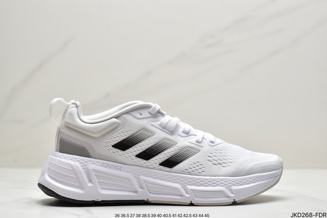 阿迪达斯Adidas Questarstrpike Clmacool 三叶草 清风系列 透气网面运动慢跑鞋