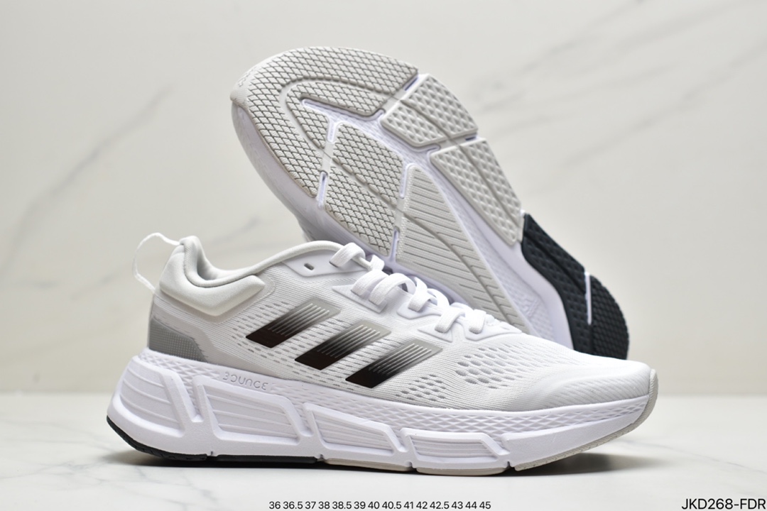 跑鞋, 慢跑鞋, Adidas - 阿迪达斯Adidas Questarstrpike Clmacool 三叶草 清风系列 透气网面运动慢跑鞋