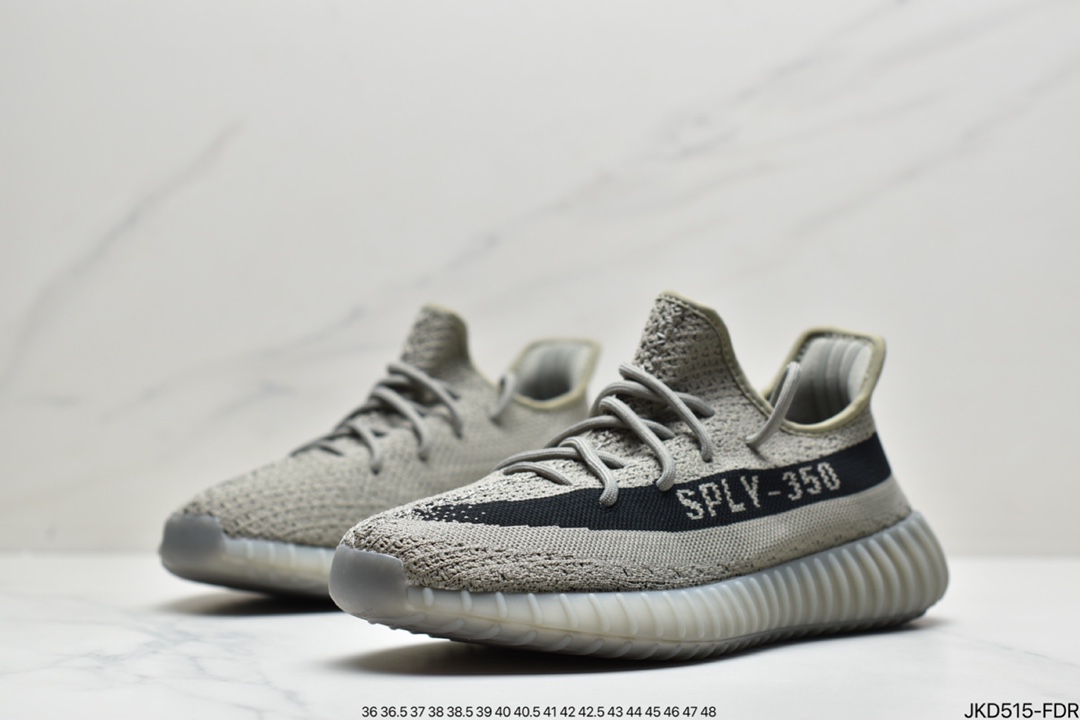 跑鞋, Yeezy, Kanye West, Kanye, Boost, adidas Yeezy Boost 350 V2, adidas Yeezy, Adidas - 联乘侃爷Kanye West x Adidas Yeezy Boost 350 V2"Light" 椰子棉花白慢跑鞋货号：HQ2059