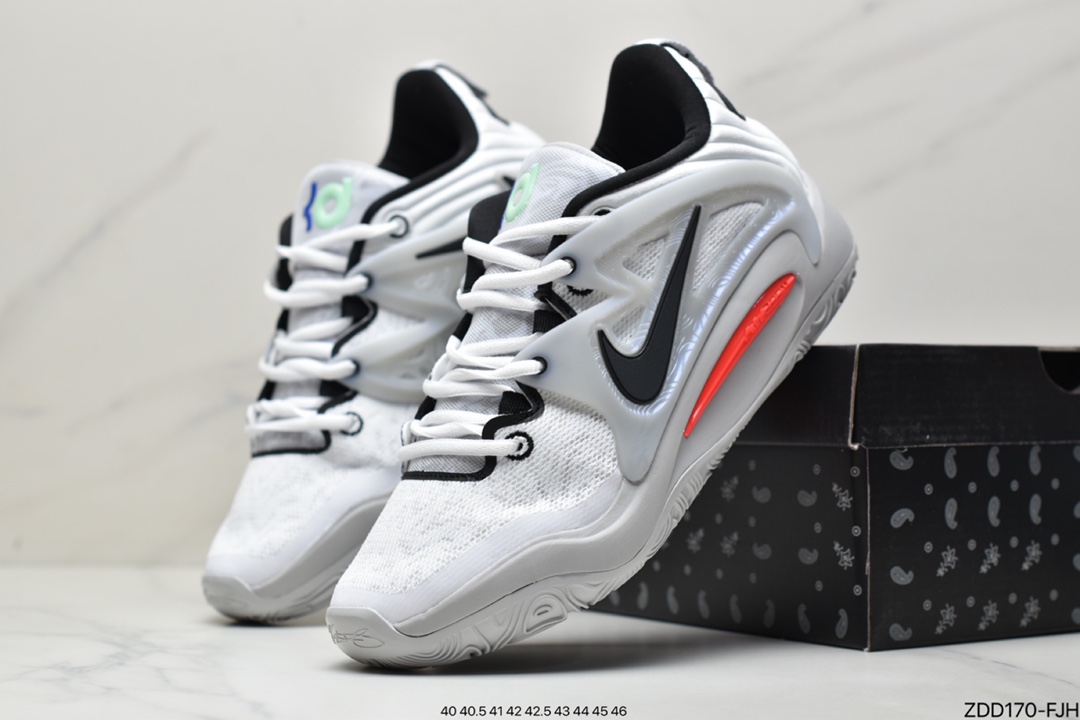 Nike Zoom KD15淡蓝绿 全新的 Zoom KD 15低帮实战篮球鞋 篮球鞋, 实战篮球鞋, Zoom, NIKE, KD15 - Nike Zoom KD15淡蓝绿 全新的 Zoom KD 15低帮实战篮球鞋