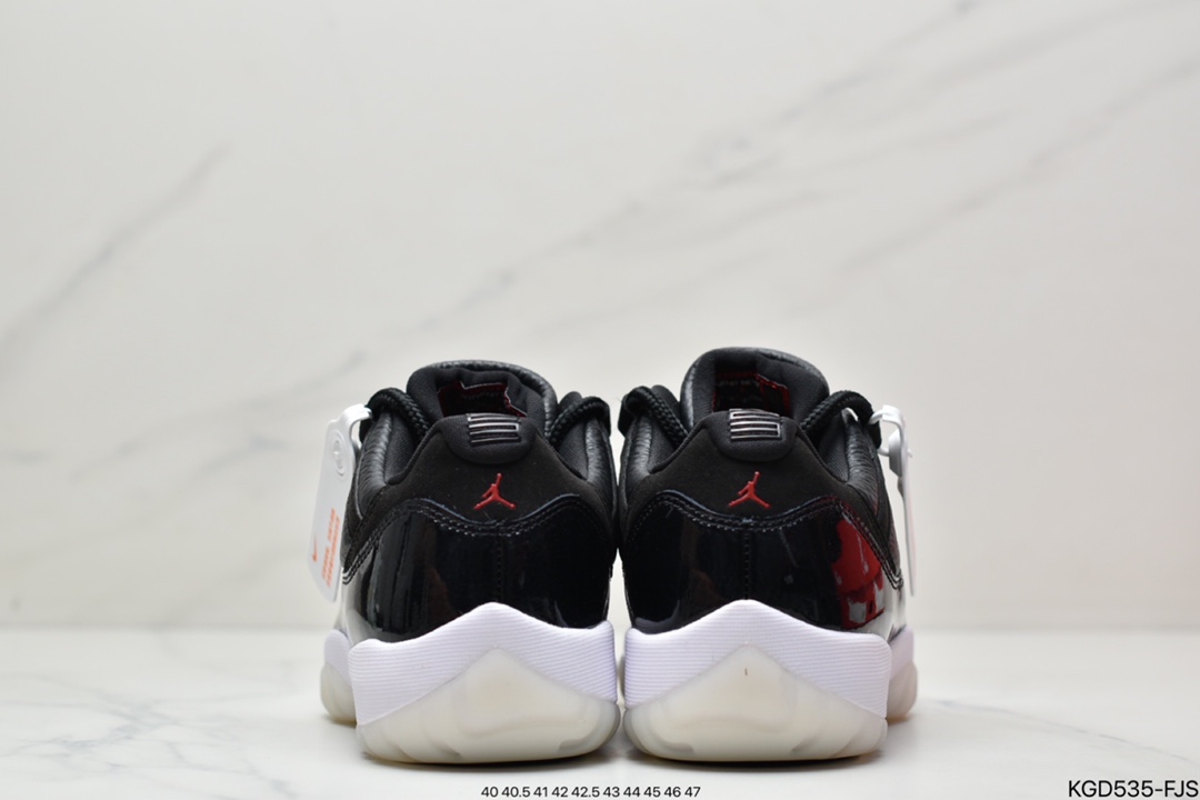 篮球鞋, Nike Air, Bred, AJ11, Aj1, Air Jordan 11, Air Jordan 1, Air Jordan - 耐克Nike Air Jordan 11 Retro Low"Concord Bred"低帮篮球鞋“ 黑红康扣黑白红”AV2187-001