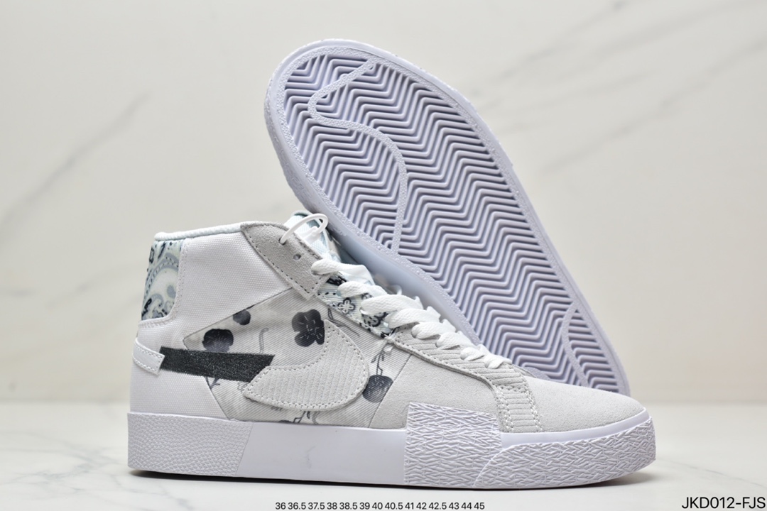 板鞋, Zoom, Nike SB, NIKE, Blazer Mid, Blazer - Nike SB ZOOM BLAZER MID PRM 复古经典中帮百搭休闲运动板鞋 货号：DM0859