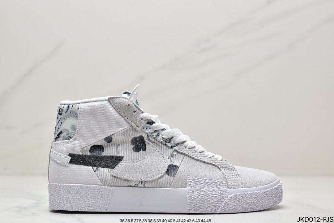 Nike SB ZOOM BLAZER MID PRM 复古经典中帮百搭休闲运动板鞋 货号：DM0859