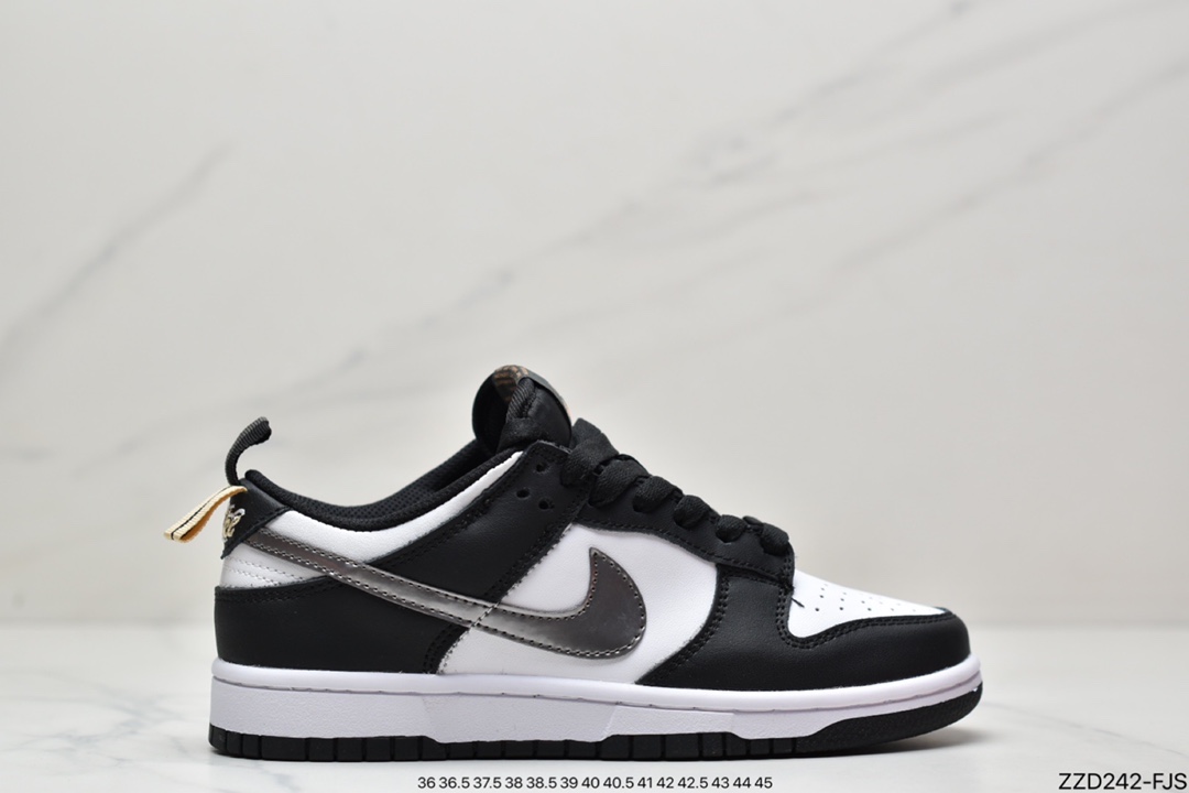 Nike SB Dunk Low prm 金银熊猫SB扣碎篮板时尚休闲板鞋 货号：DH9764-001